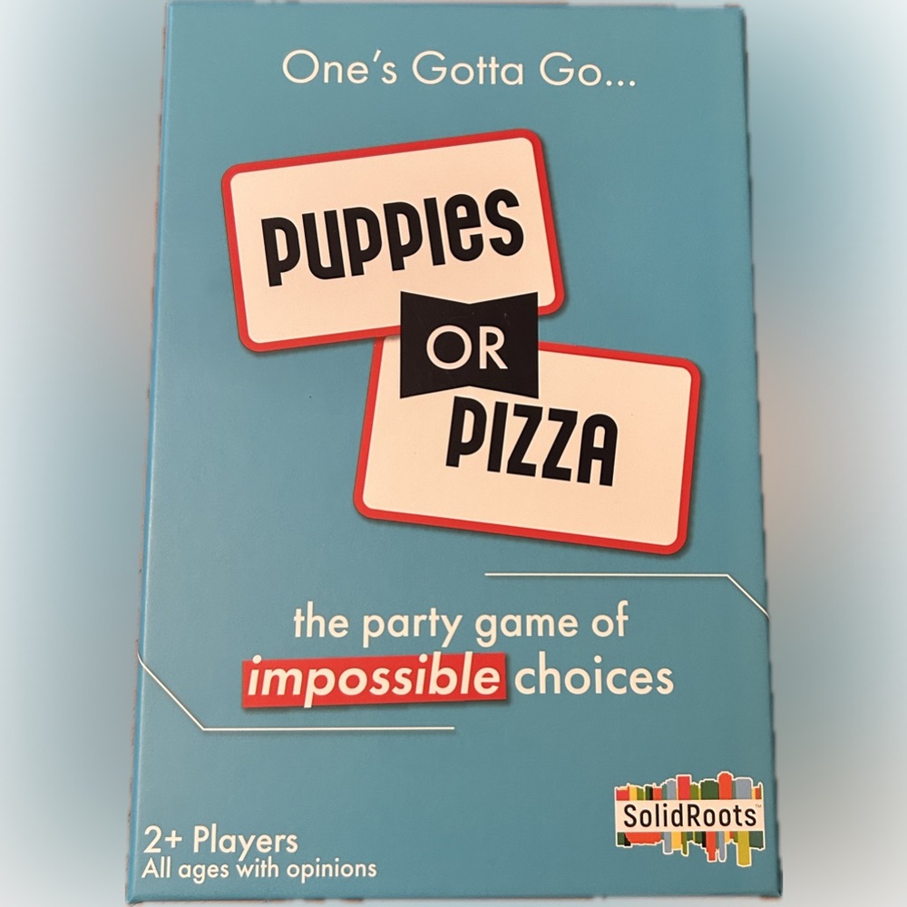 Puppies or Pizza Game NWOT